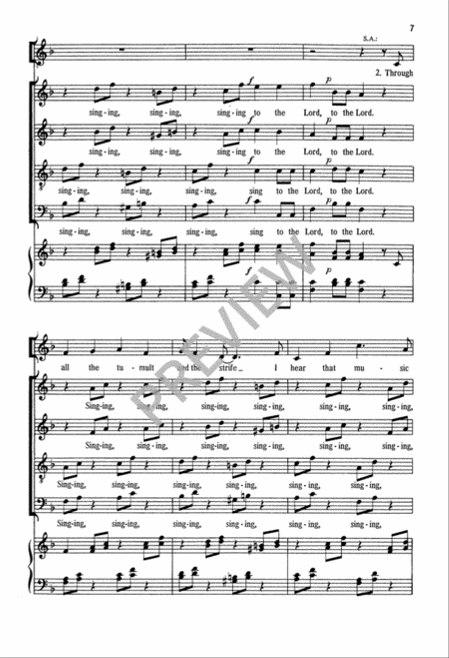 How Can I Keep from Singing Choir scores gallery preview page 8