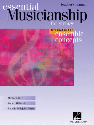 Book cover for Essential Musicianship for Strings – Ensemble Concepts