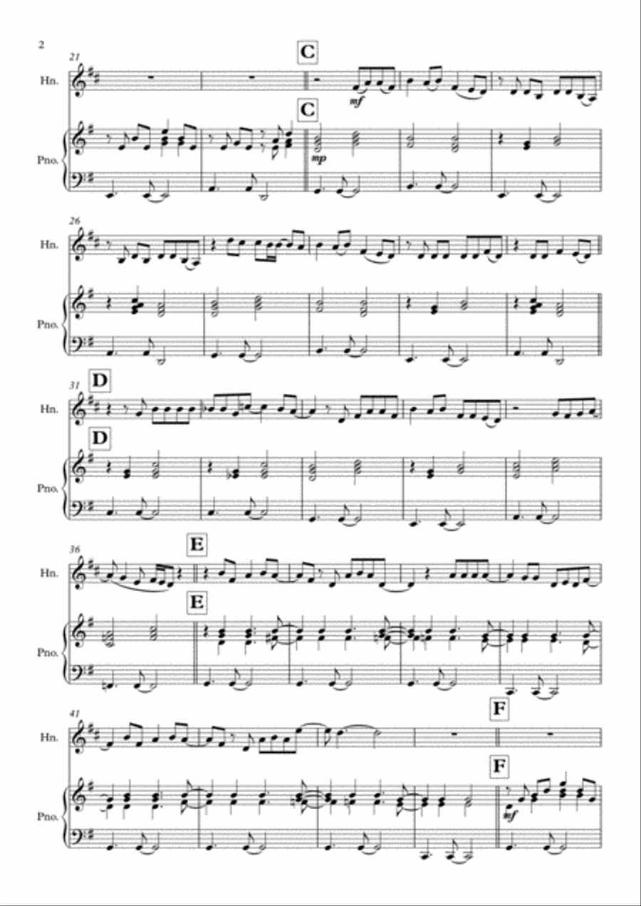 Round And Round Horn scores gallery preview page 2