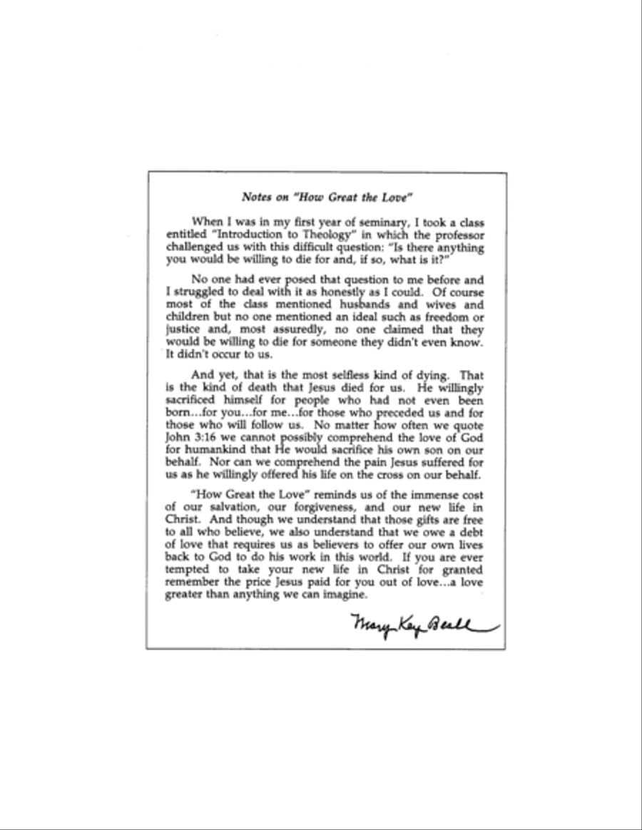 How Great the Love How Great the Love Choir scores gallery preview page 2