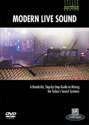 Book cover for Alfred's Pro Audio -- Modern Live Sound