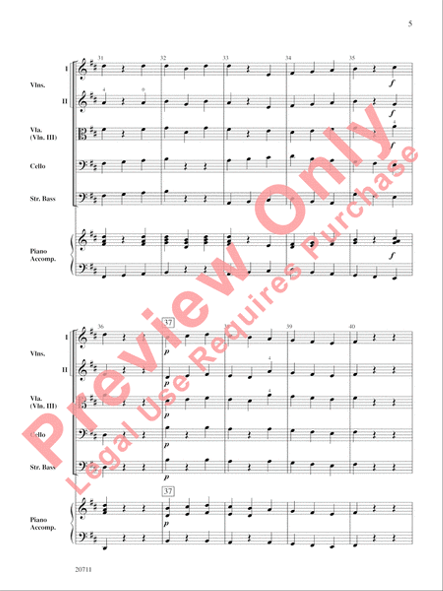 Scaling Mount Pizzicato String Orchestra scores gallery preview page 6