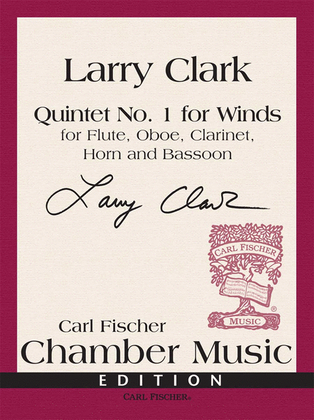 Book cover for Quintet No. 1 for Winds