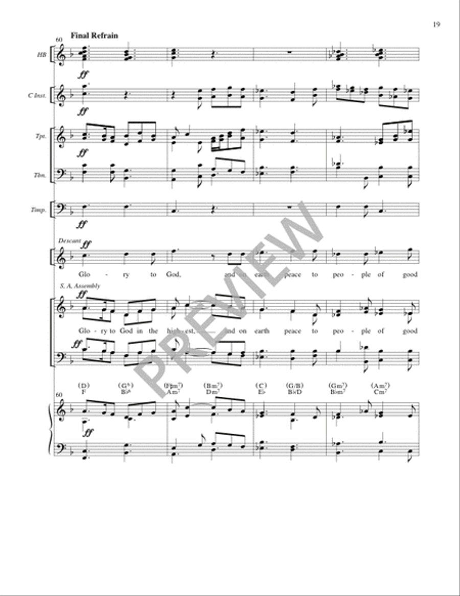 Storrington Mass (Full Score) 4-Part scores gallery preview page 20