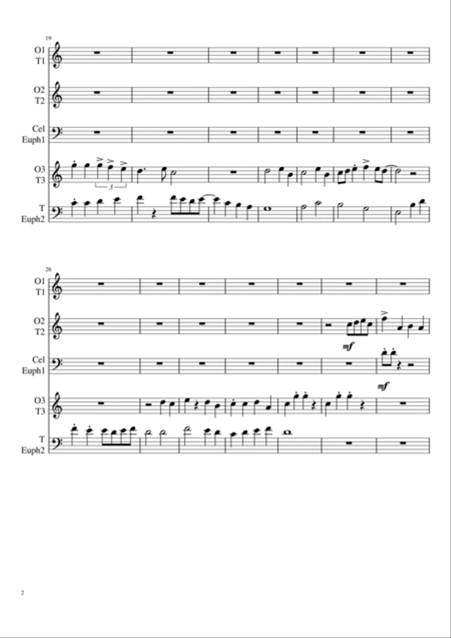 Körmotion Woodwind Quintet scores gallery preview page 2
