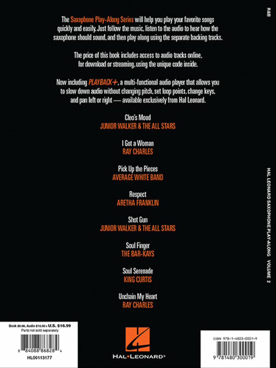 R&B Tenor Saxophone scores gallery preview page 5