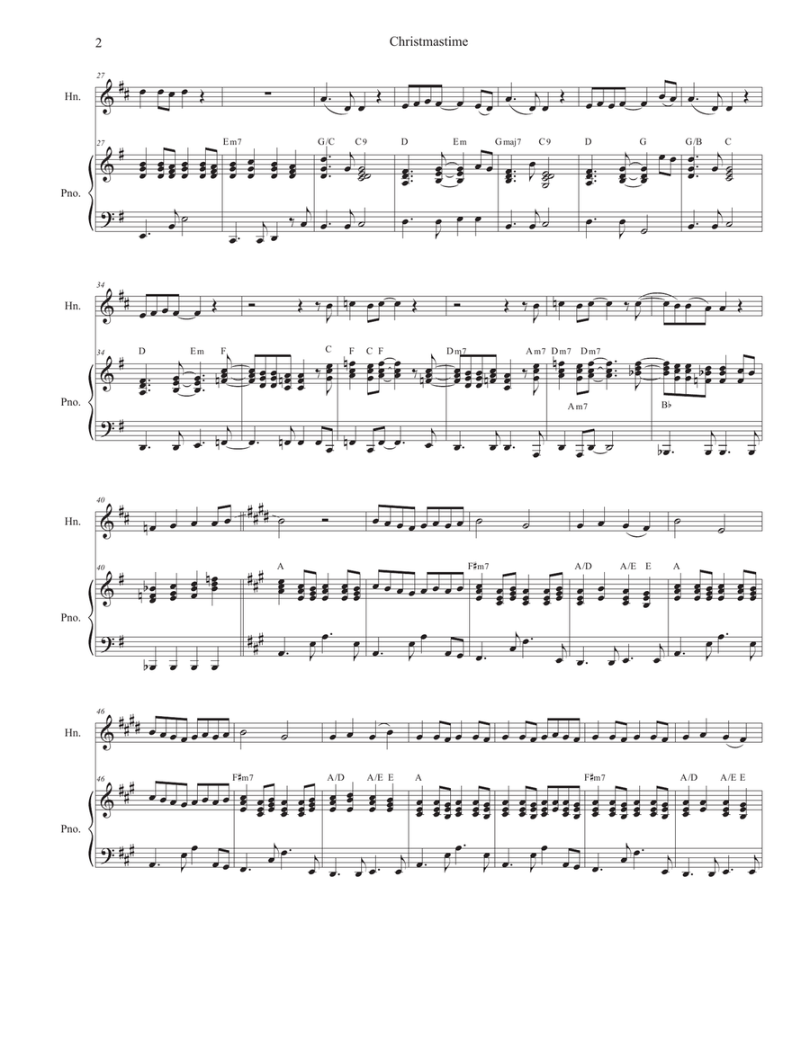 Christmastime Piano scores gallery preview page 2