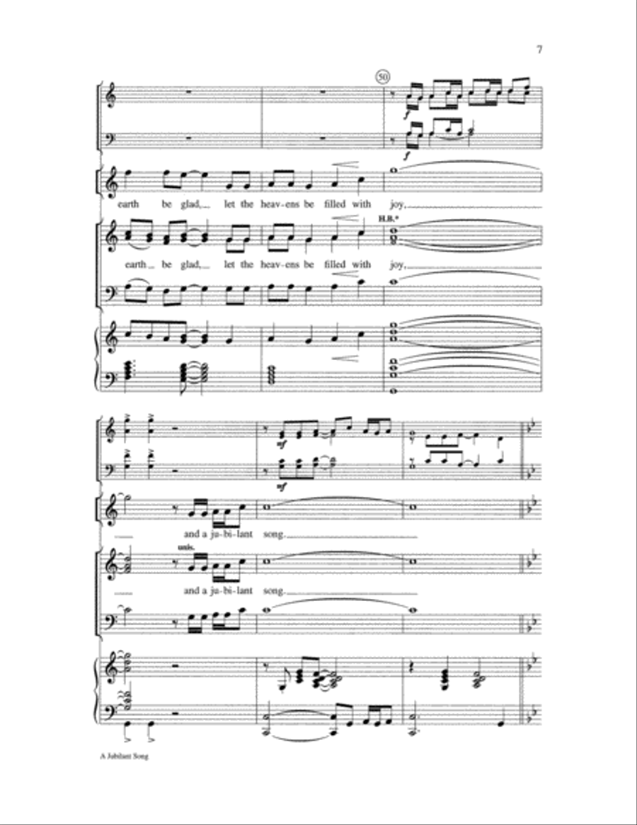 A Jubilant Song A Jubilant Song SSA scores gallery preview page 8