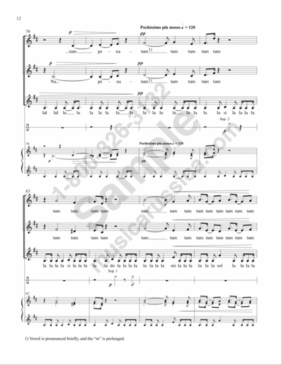 Spanish Solfeggio Spanish Solfeggio SSAA scores gallery preview page 11