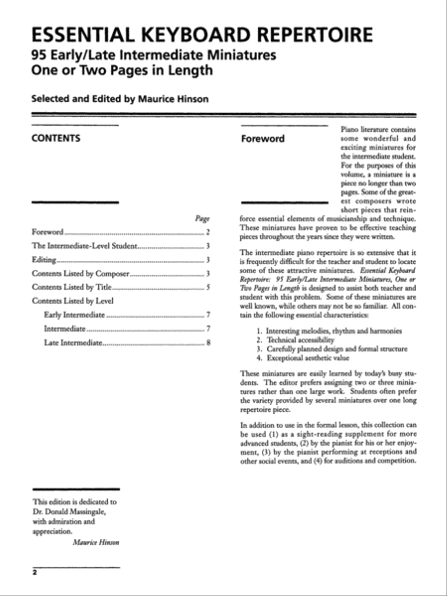 Essential Keyboard Repertoire, Volume 8 Piano Solo scores gallery preview page 2