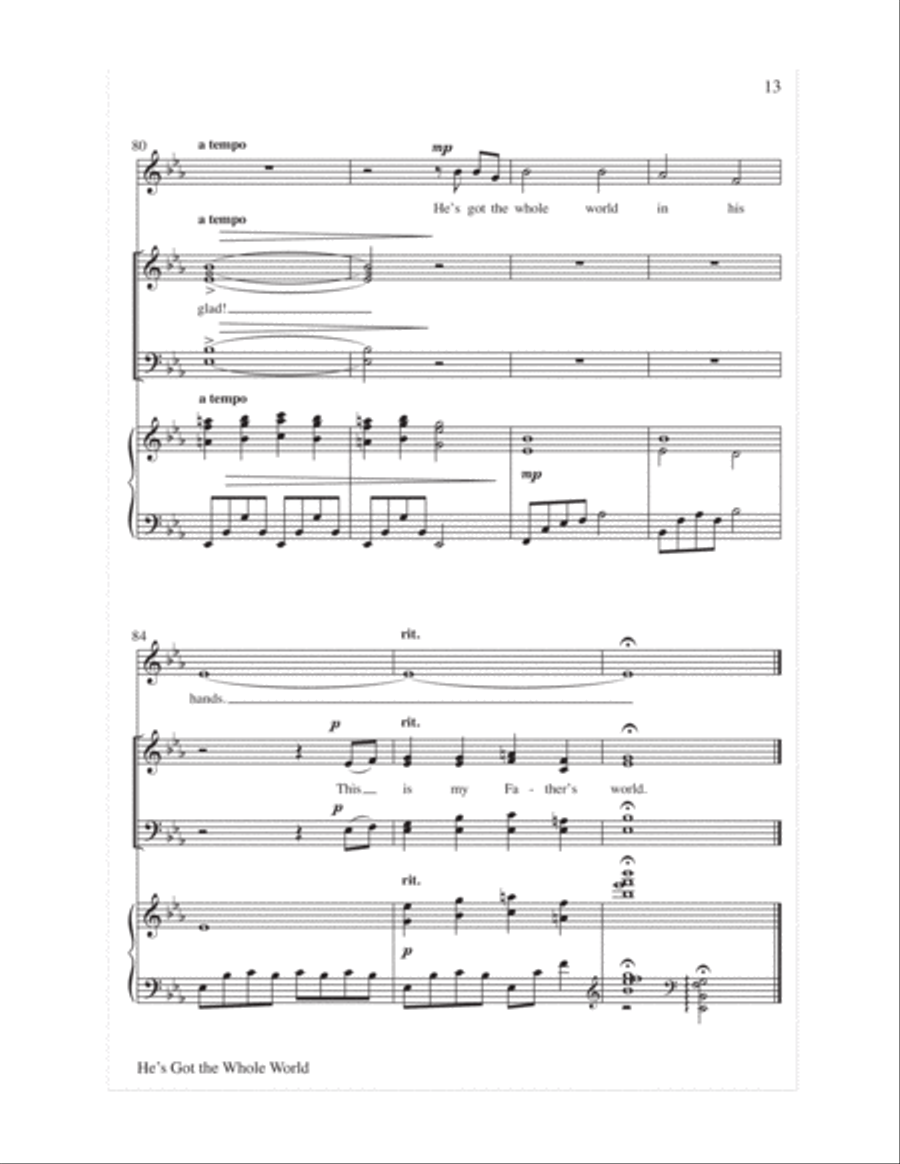 Let the Children Sing 4-Part scores gallery preview page 15