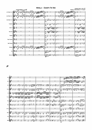 Marcello - Concerto for Oboe (for Horn in F or Eb) - Ensemble Version
