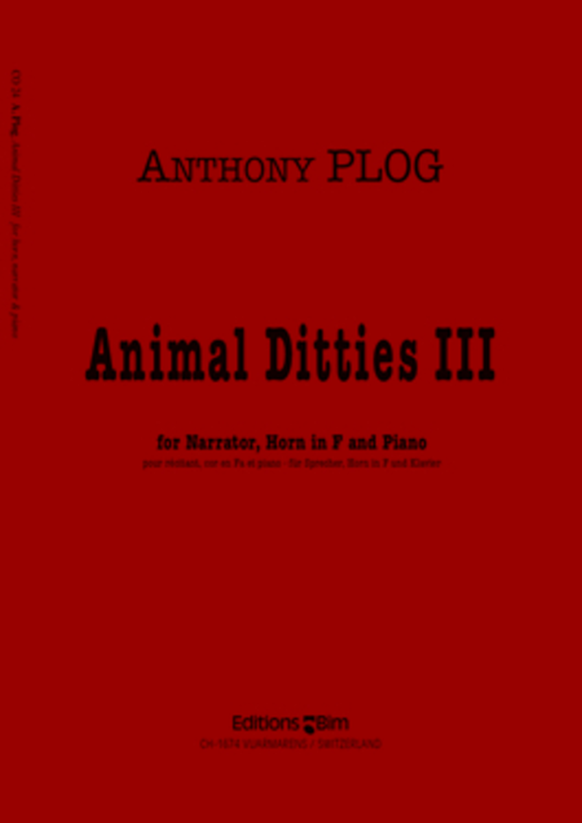 Animal Ditties III