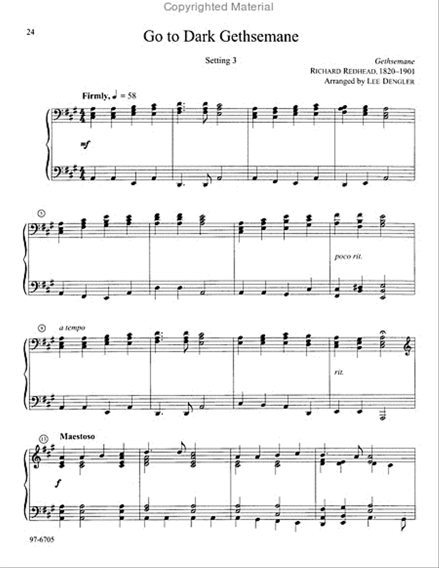 Lenten Piano Variations Piano Solo scores gallery preview page 10