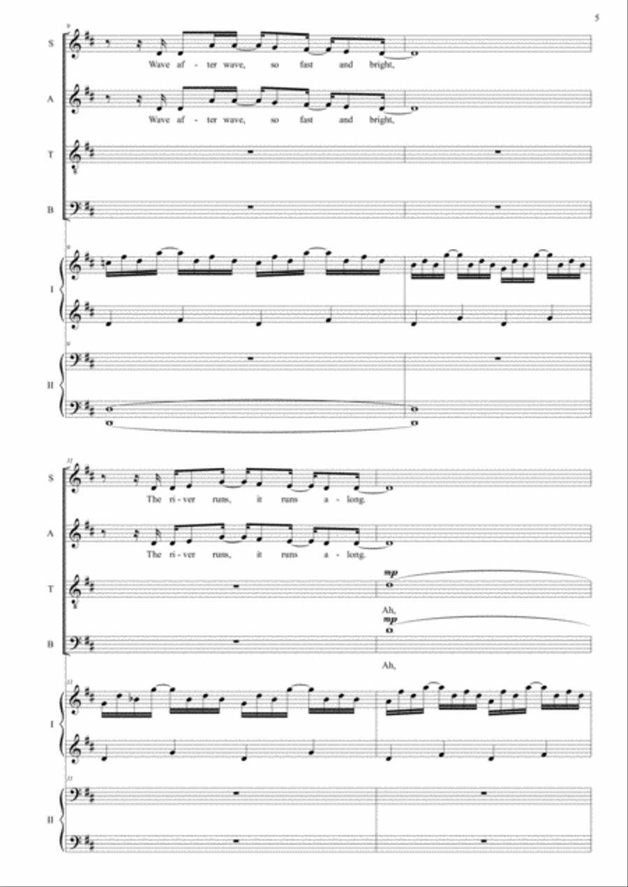 Shadows on the Tide 4-Part scores gallery preview page 5