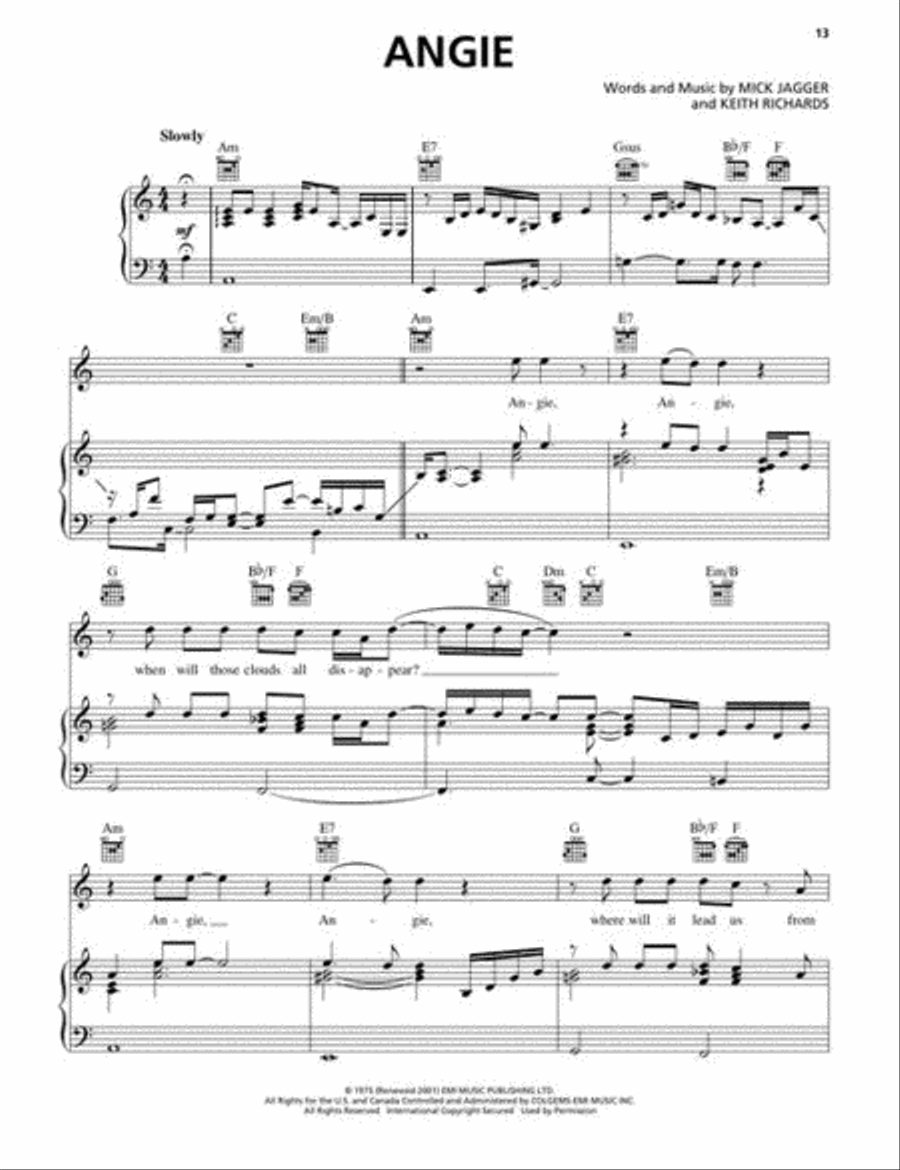 Acoustic Piano, Vocal, Guitar scores gallery preview page 8