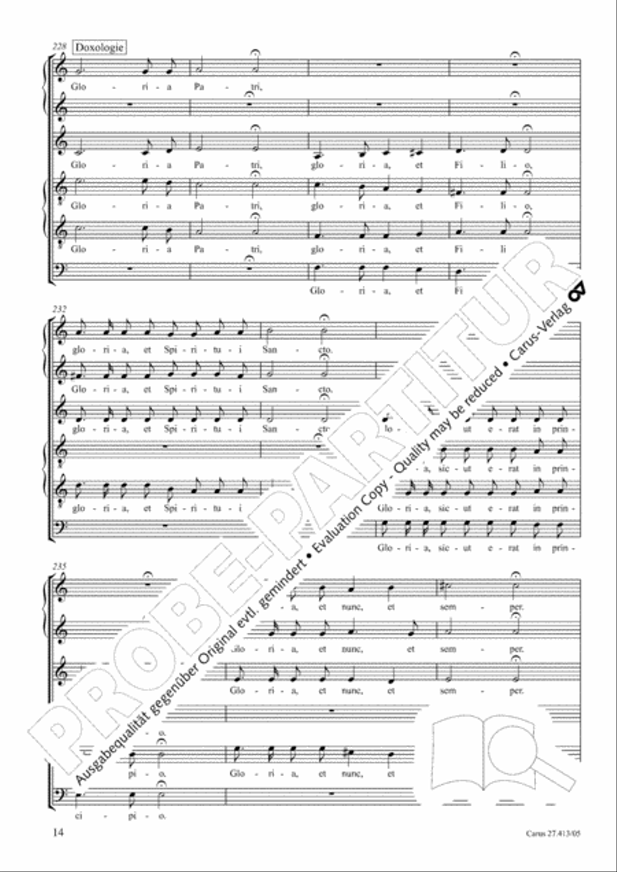 Beatus Primo Choir scores gallery preview page 15
