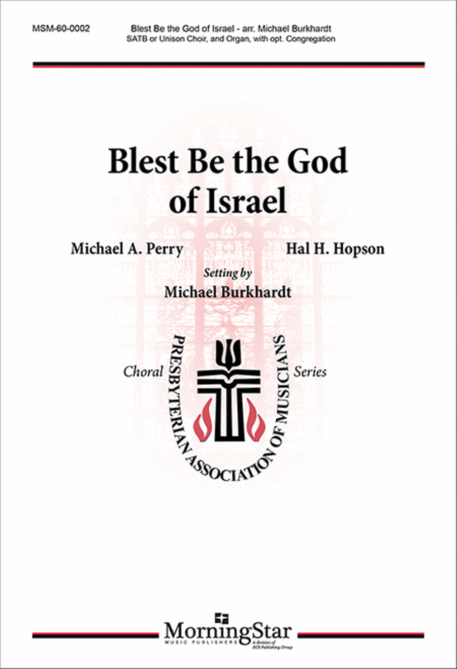 Blest Be the God of Israel 4-Part scores gallery preview page 1