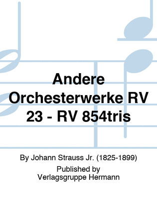Andere Orchesterwerke RV 23 - RV 854tris