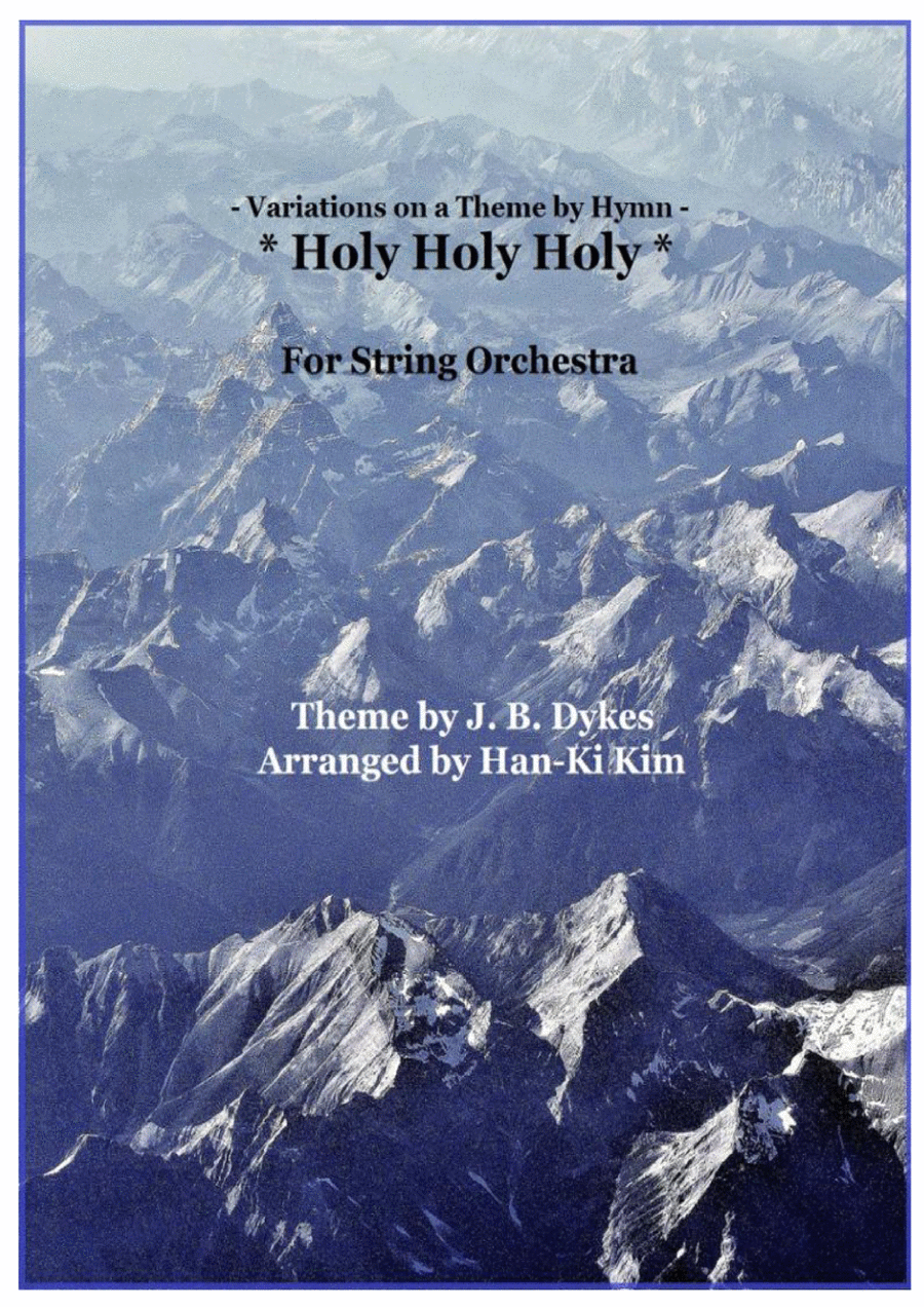 Holy Holy Holy (For String Orchestra) String Orchestra scores gallery preview page 1