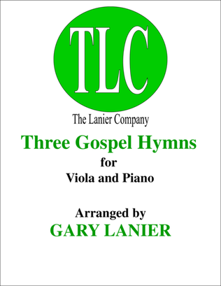 Book cover for THREE GOSPEL HYMNS (Duets for Viola & Piano)