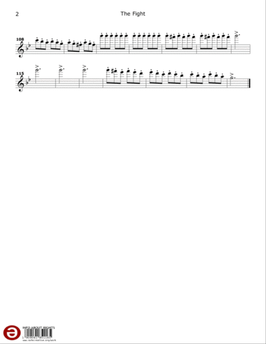The Fight Chamber Orchestra scores gallery preview page 2