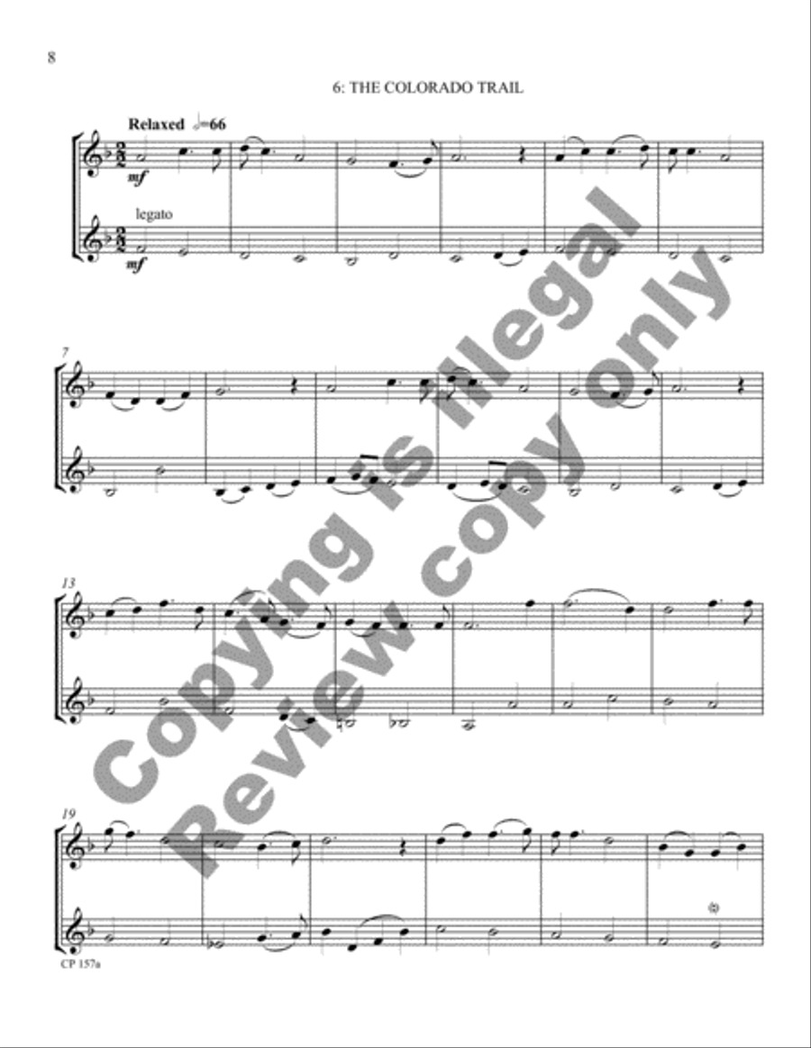 Cowboy Miniatures (Violin Version) Violin scores gallery preview page 9