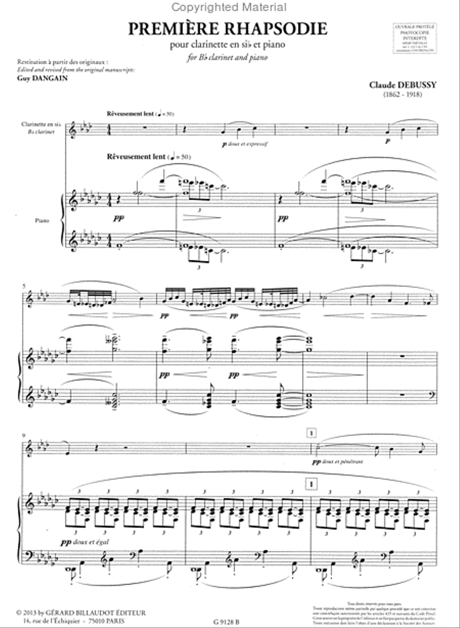 Premiere Rhapsodie Premiere Rhapsodie Chamber Music scores gallery preview page 2
