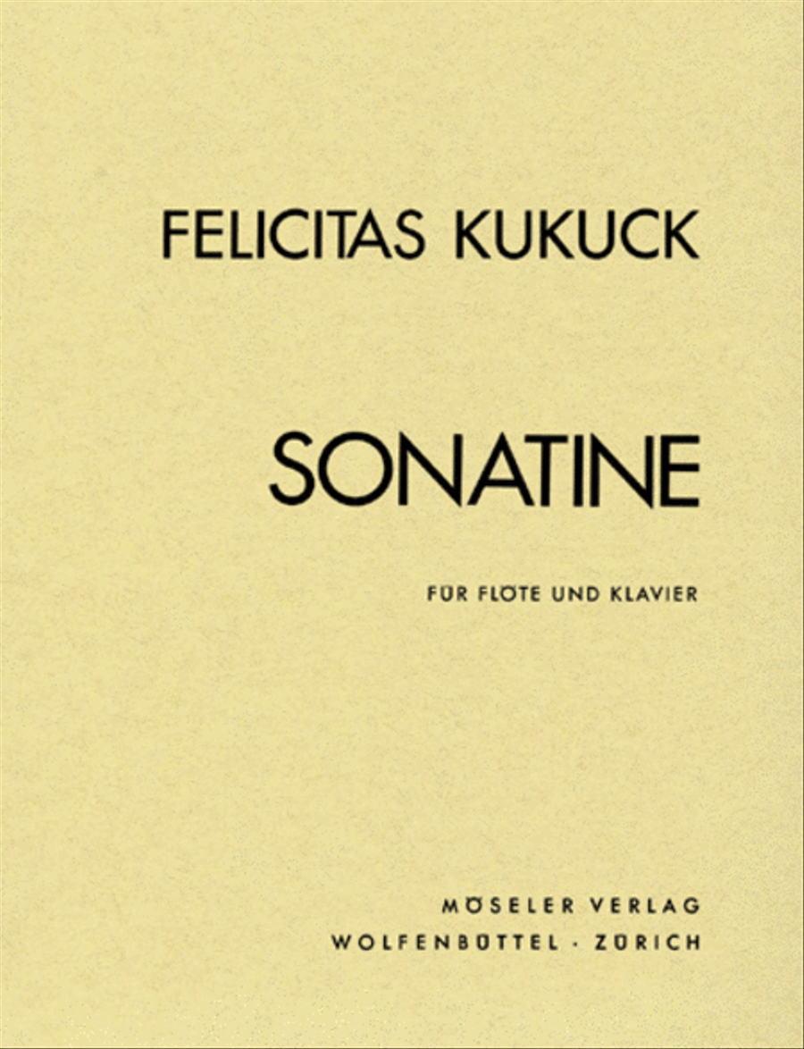 Sonatine Flute Solo scores gallery preview page 1
