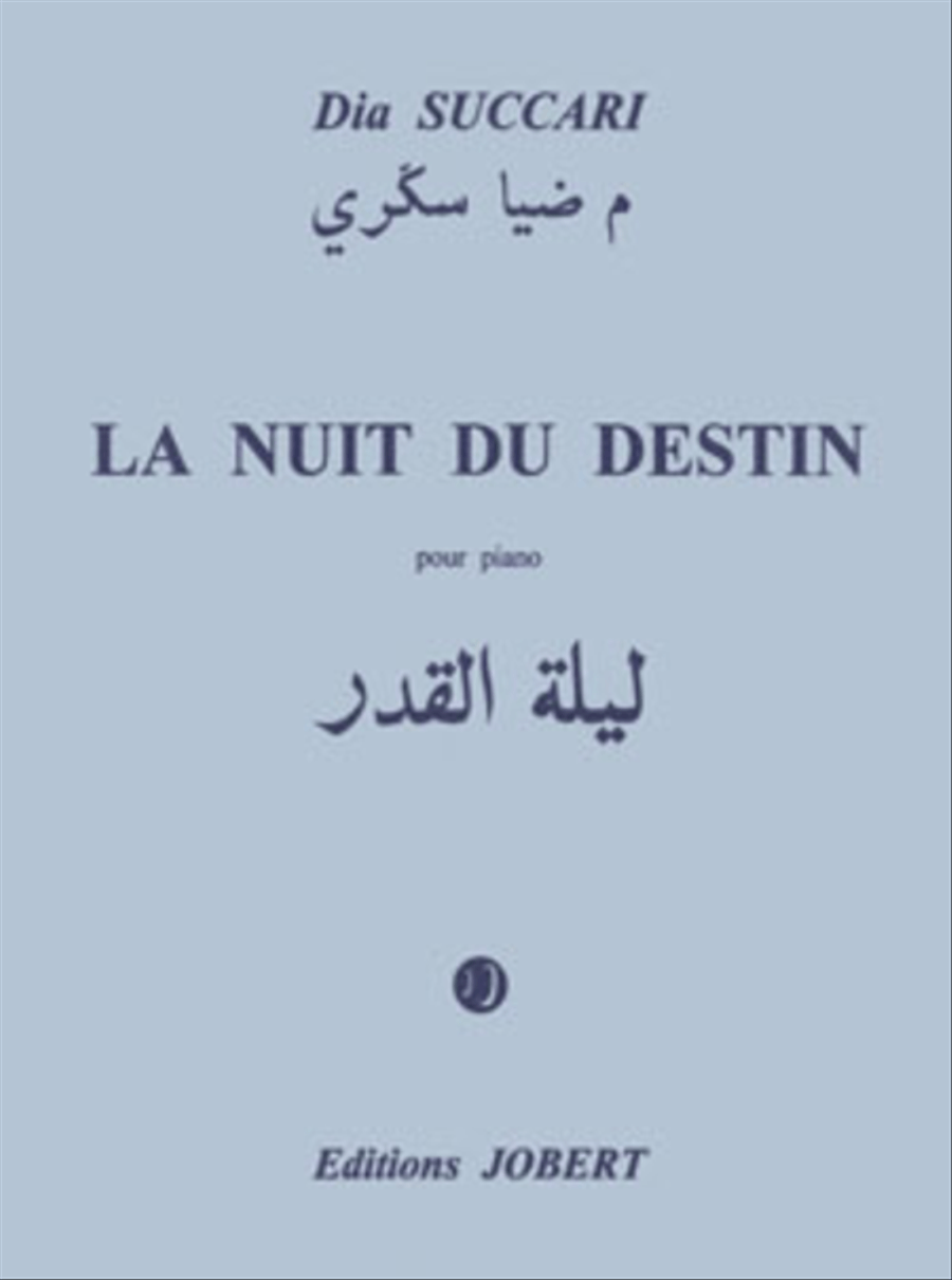 La Nuit Du Destin La Nuit Du Destin Piano Solo scores gallery preview page 1