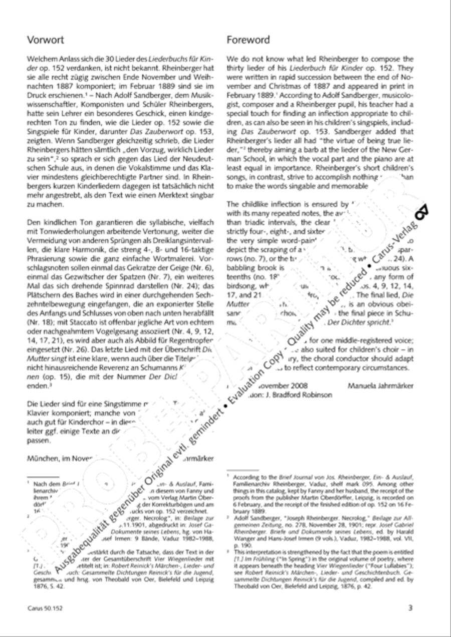 Liederbuch fur Kinder op. 152 Choir scores gallery preview page 4