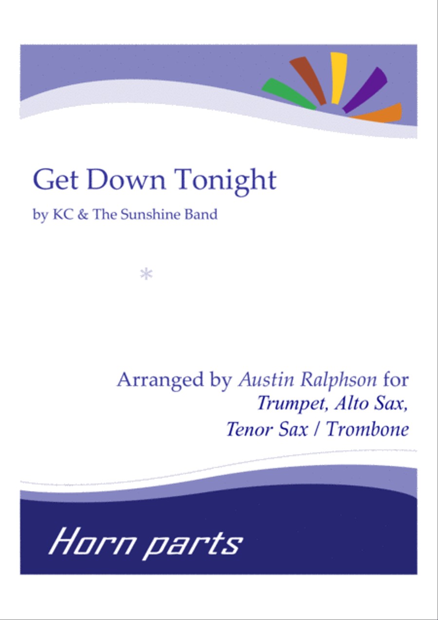 Get Down Tonight Tenor Saxophone scores gallery preview page 1