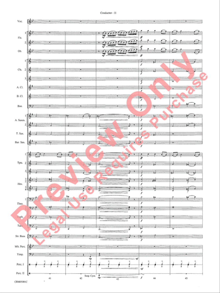 Have Yourself a Merry Little Christmas Concert Band scores gallery preview page 13