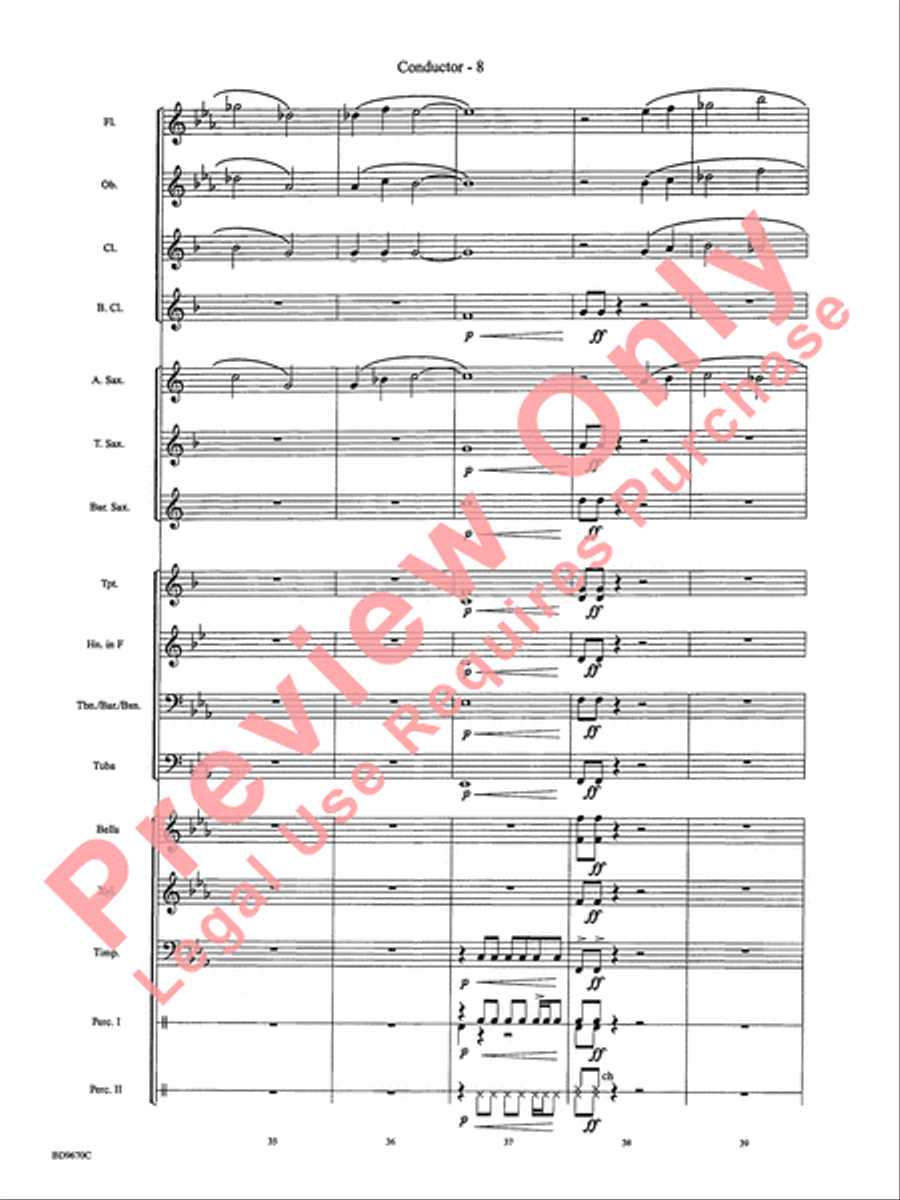 Engines of Resistance Concert Band scores gallery preview page 11