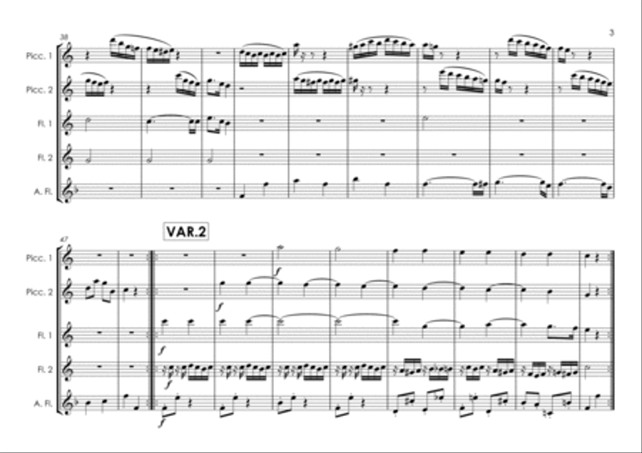 12 Variations on ’Twinkle Twinkle Little Star’ 