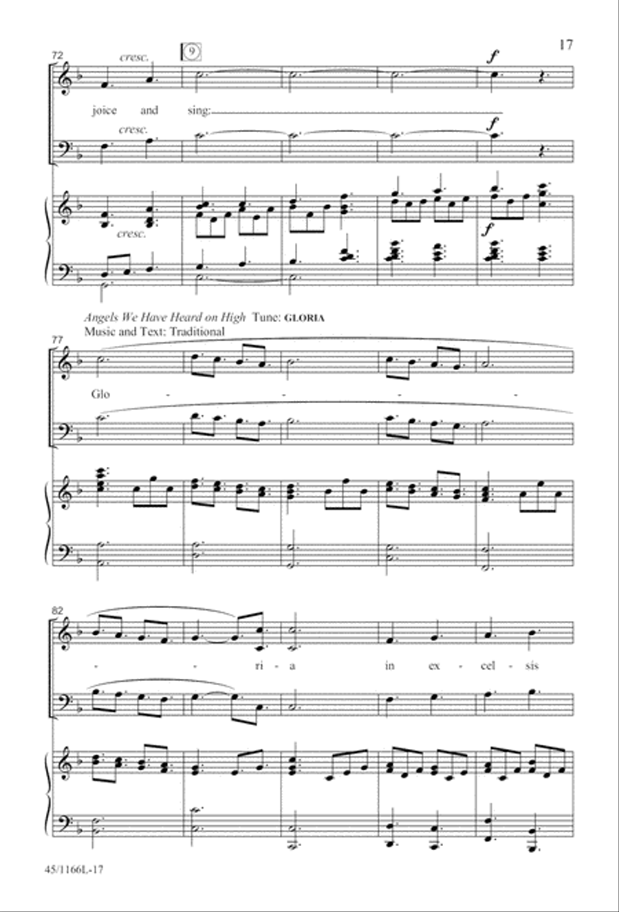 12 Carols for about 12 Singers 3-Part scores gallery preview page 18
