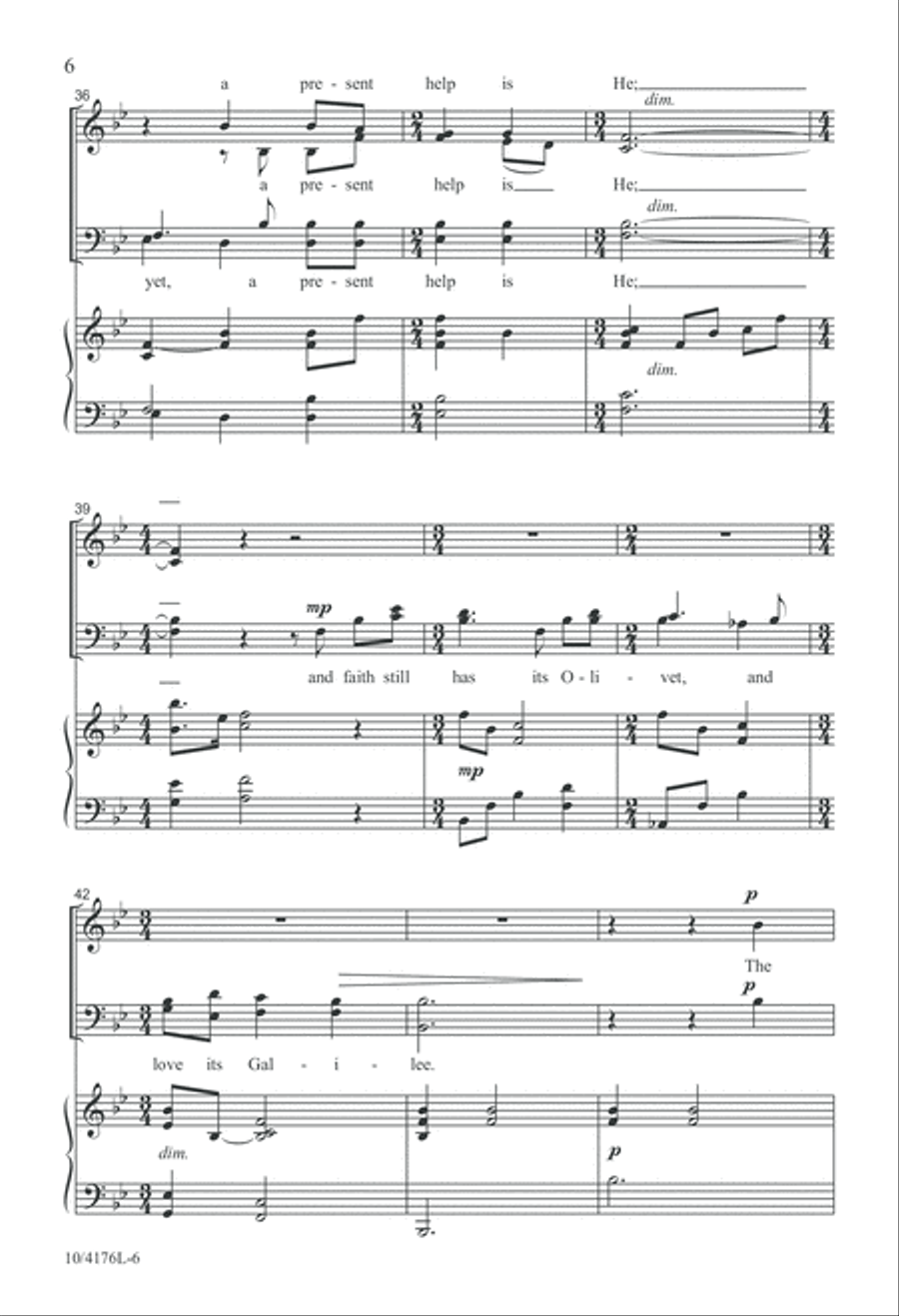 Immortal Love, Forever Full 4-Part scores gallery preview page 6