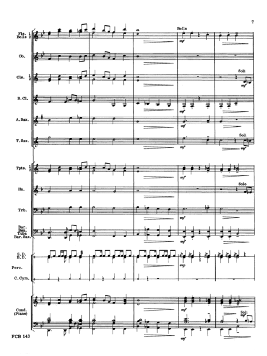 Olympic Spirit Olympic Spirit Concert Band scores gallery preview page 7