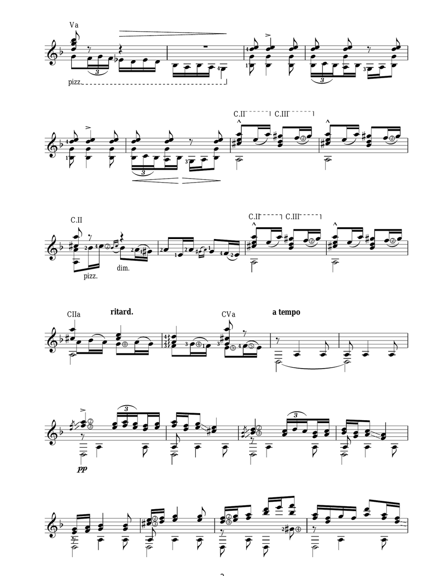 Zambra Granadina Acoustic Guitar scores gallery preview page 2