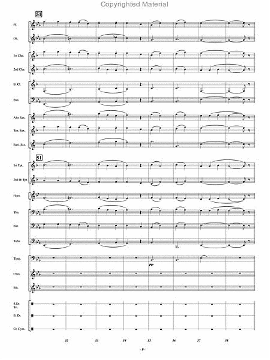 In The Garden In The Garden Concert Band scores gallery preview page 8