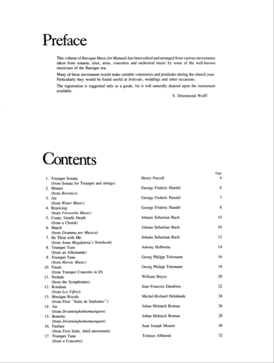 Baroque Music for Manuals, Vol. IV Organ scores gallery preview page 2