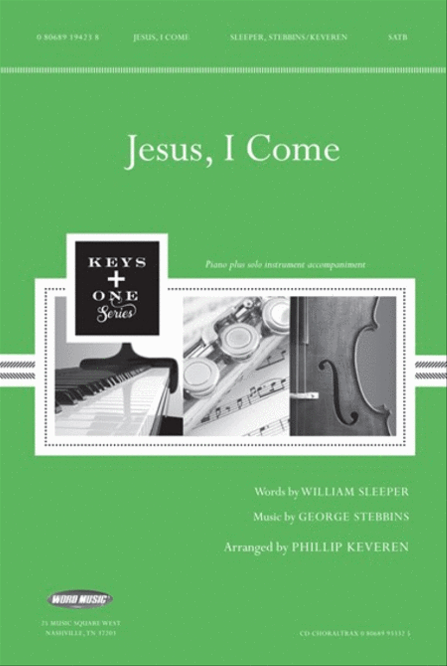 Jesus, I Come - Anthem 4-Part scores gallery preview page 1
