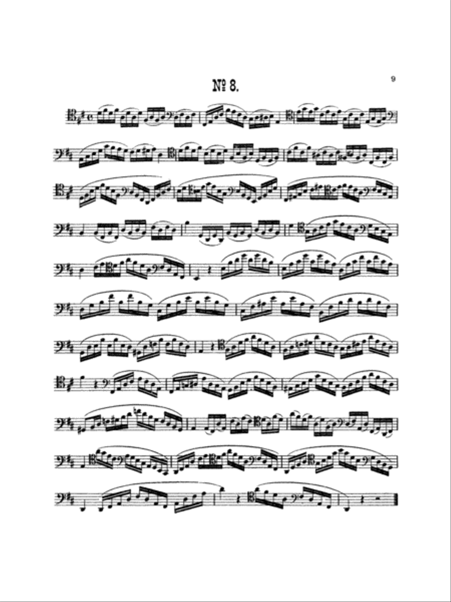 Milde: Twenty-five Studies, Op. 24 Part scores gallery preview page 1