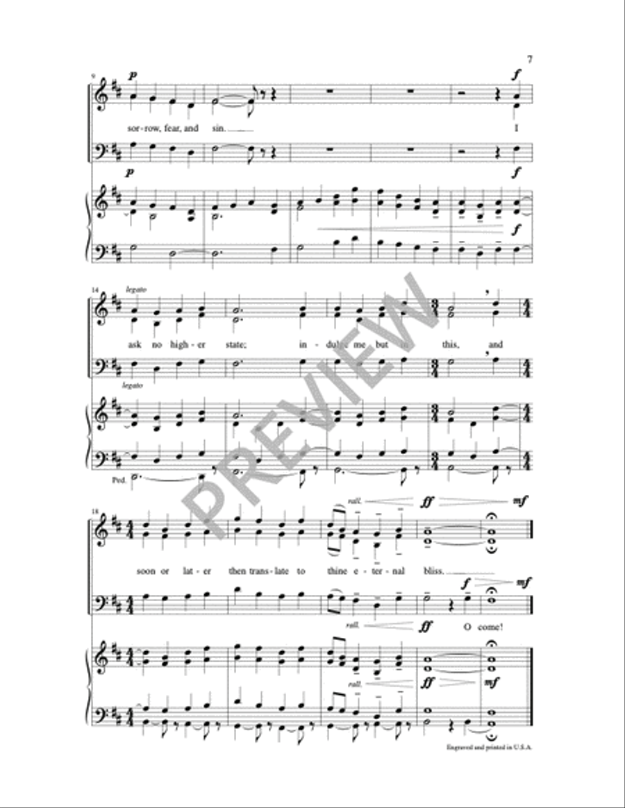 Call to Prayer 4-Part scores gallery preview page 2