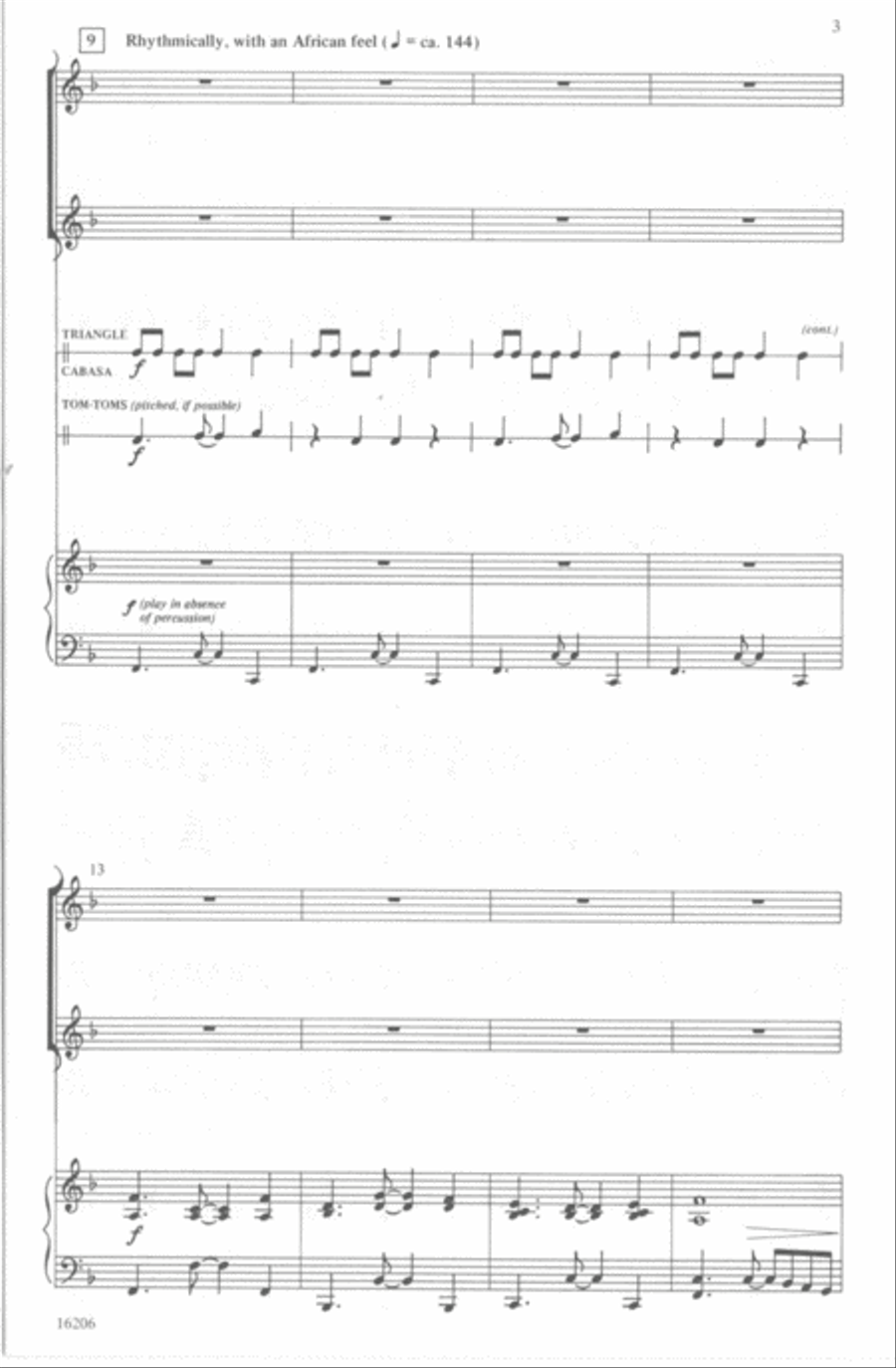 Dansi Na Kuimba 2-Part scores gallery preview page 3