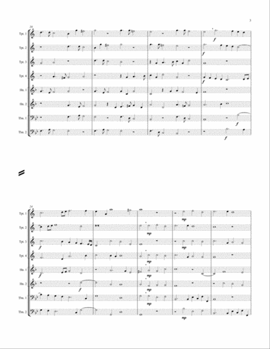 Jubilate Deo - Psalm 99 Chamber Music scores gallery preview page 3