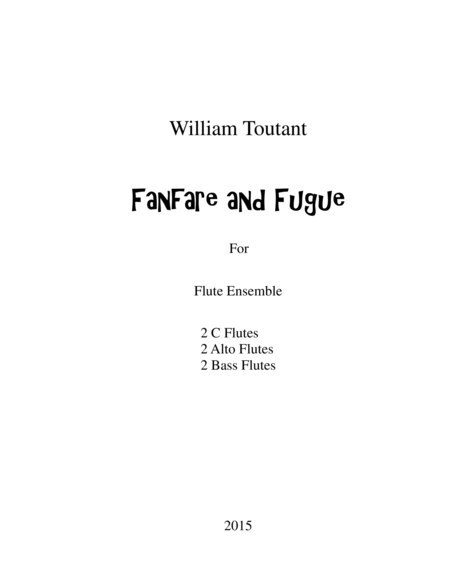 Fanfare and Fugue for Flute Ensemble image number null