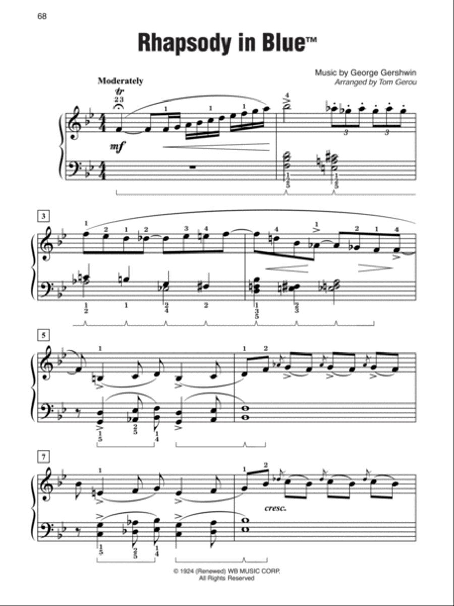 Simply Gershwin Easy Piano scores gallery preview page 5