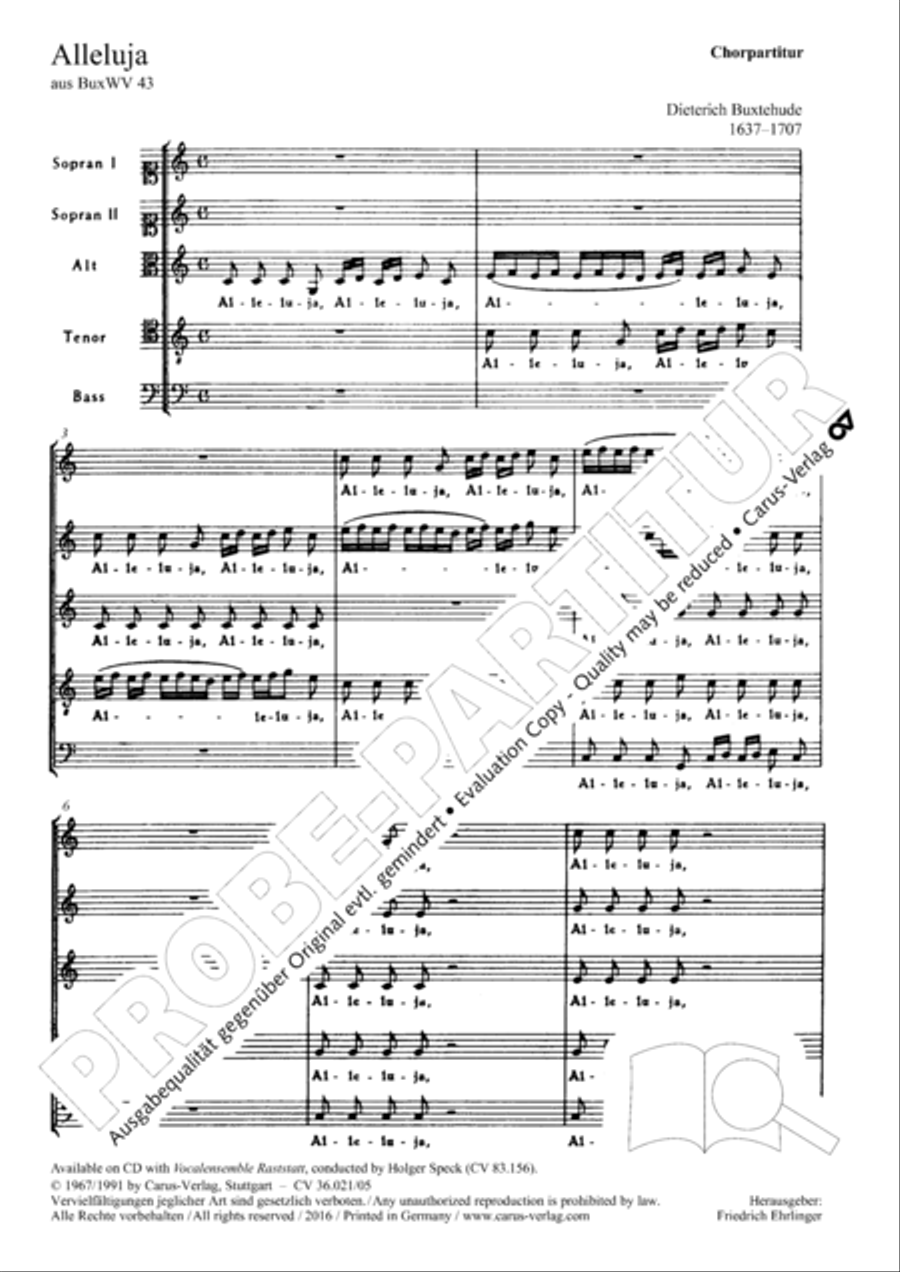 Alleluja Alleluja SSATB scores gallery preview page 3