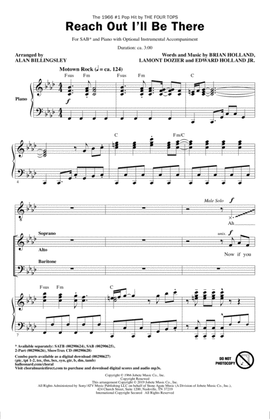 Reach Out I'll Be There (arr. Alan Billingsley)